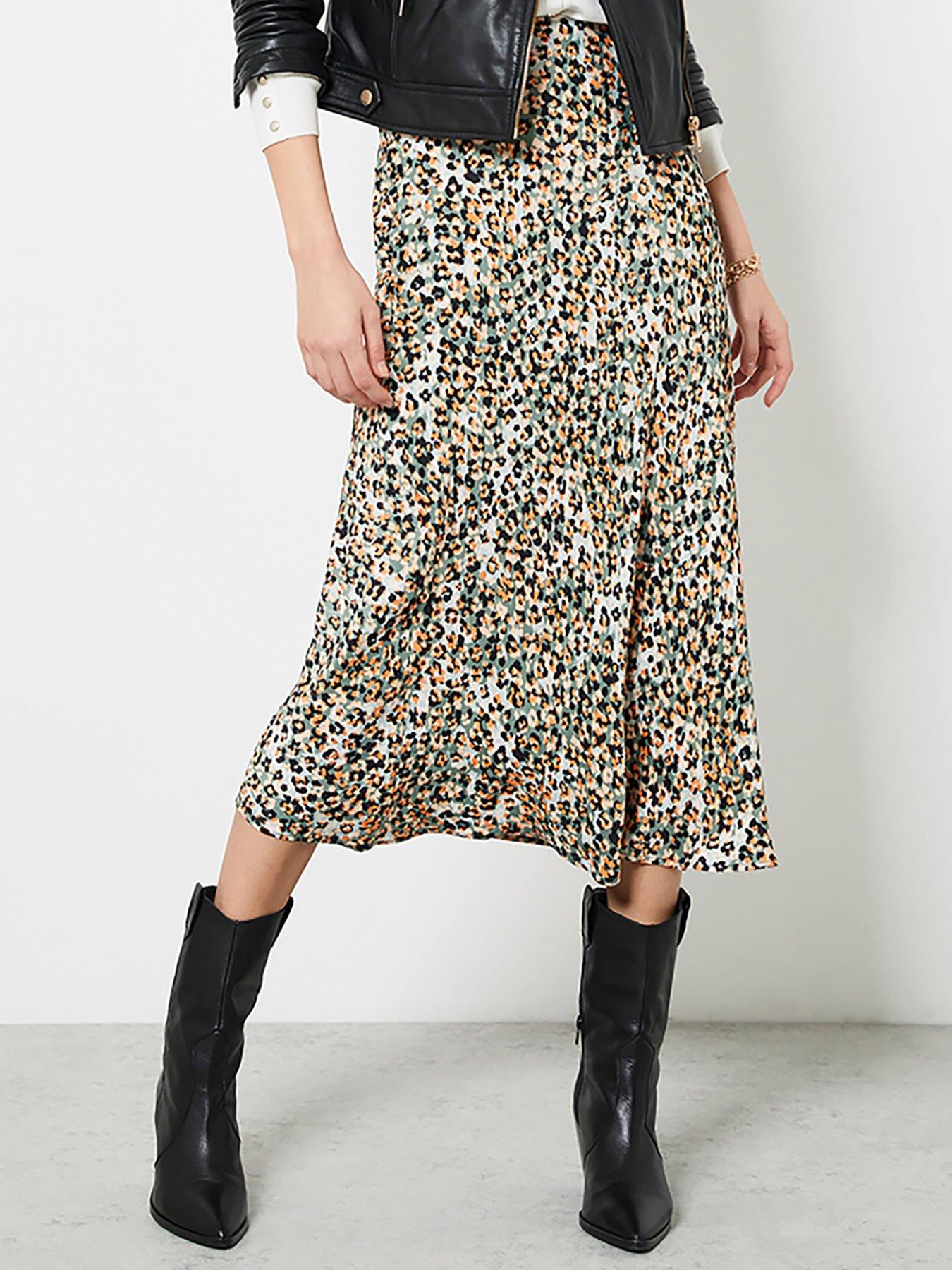 mint velvet khaki skirt