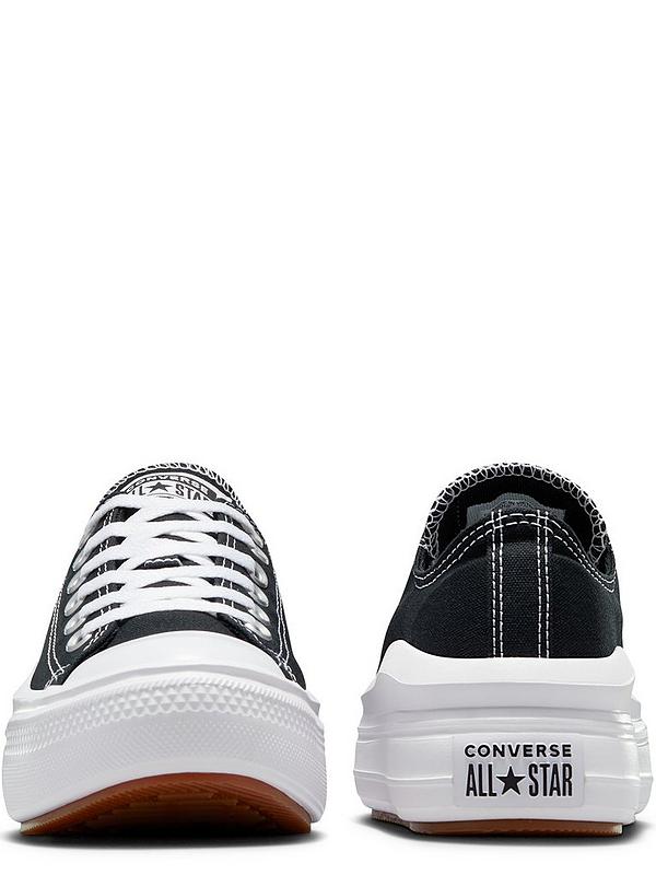 Converse Womens Move Ox Trainers - Black/White | Very.co.uk