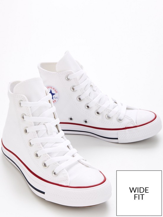 stillFront image of converse-unisex-wide-hi-top-trainers-white