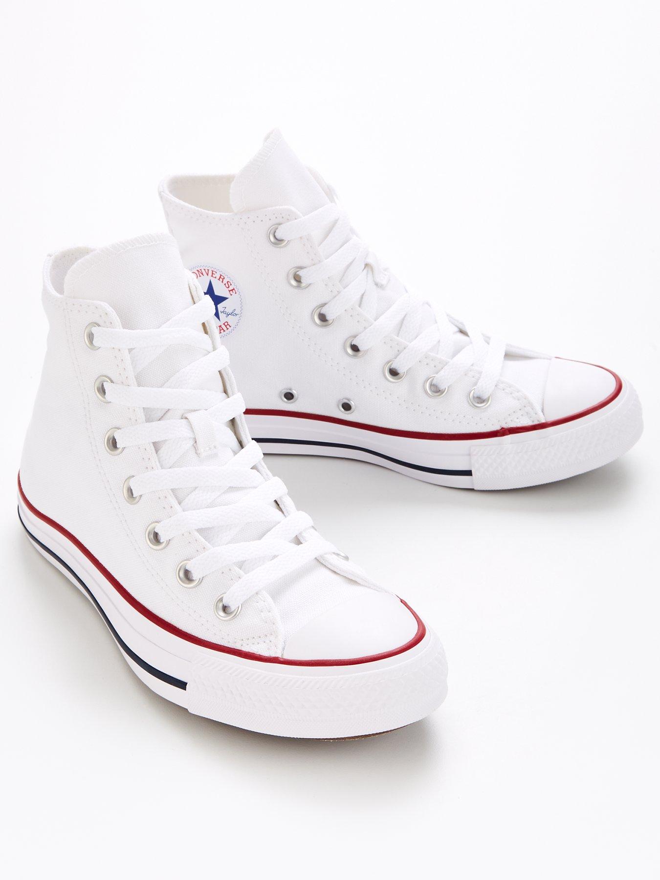 Very on sale white converse