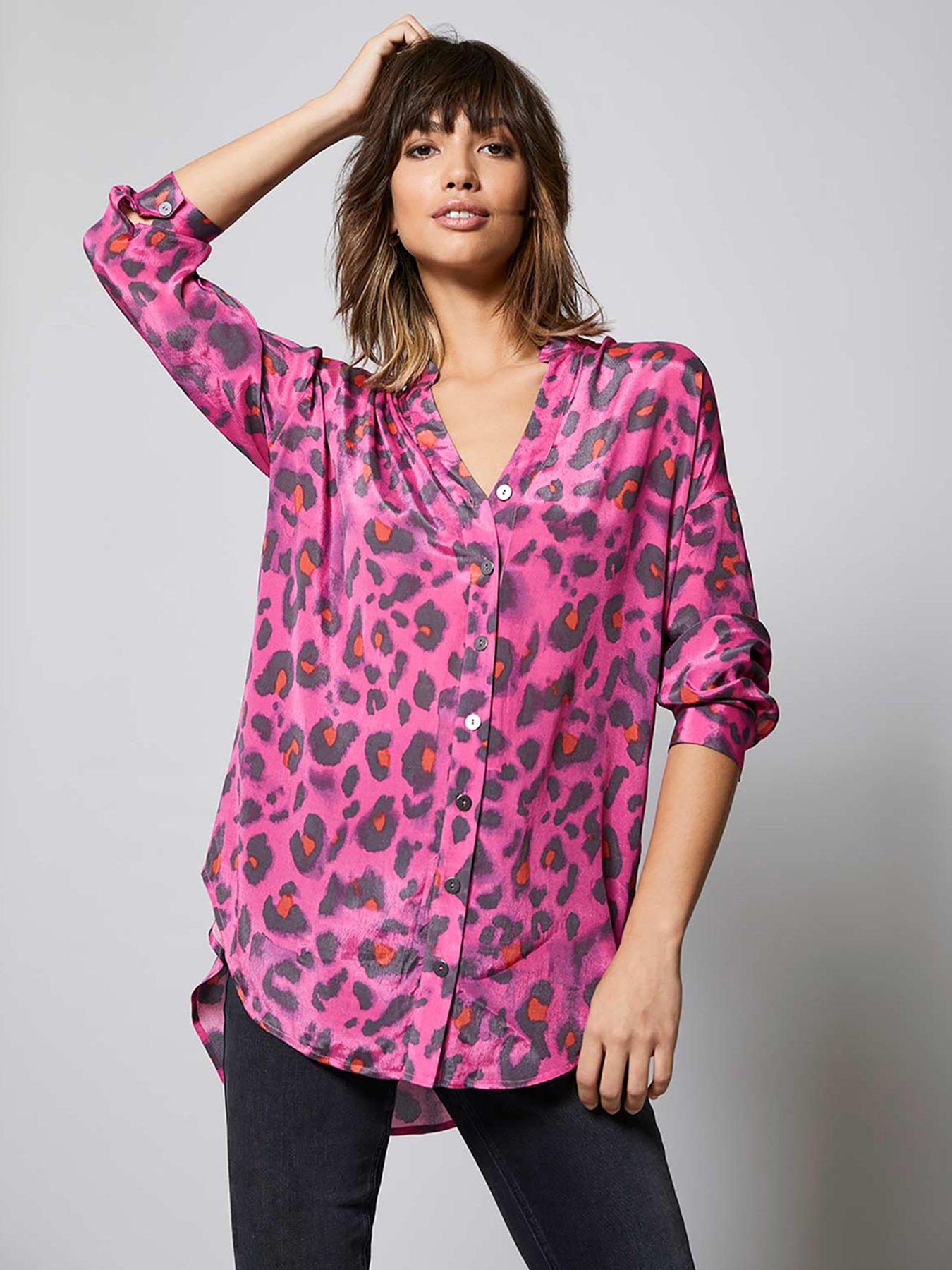 mint velvet leopard print blouse