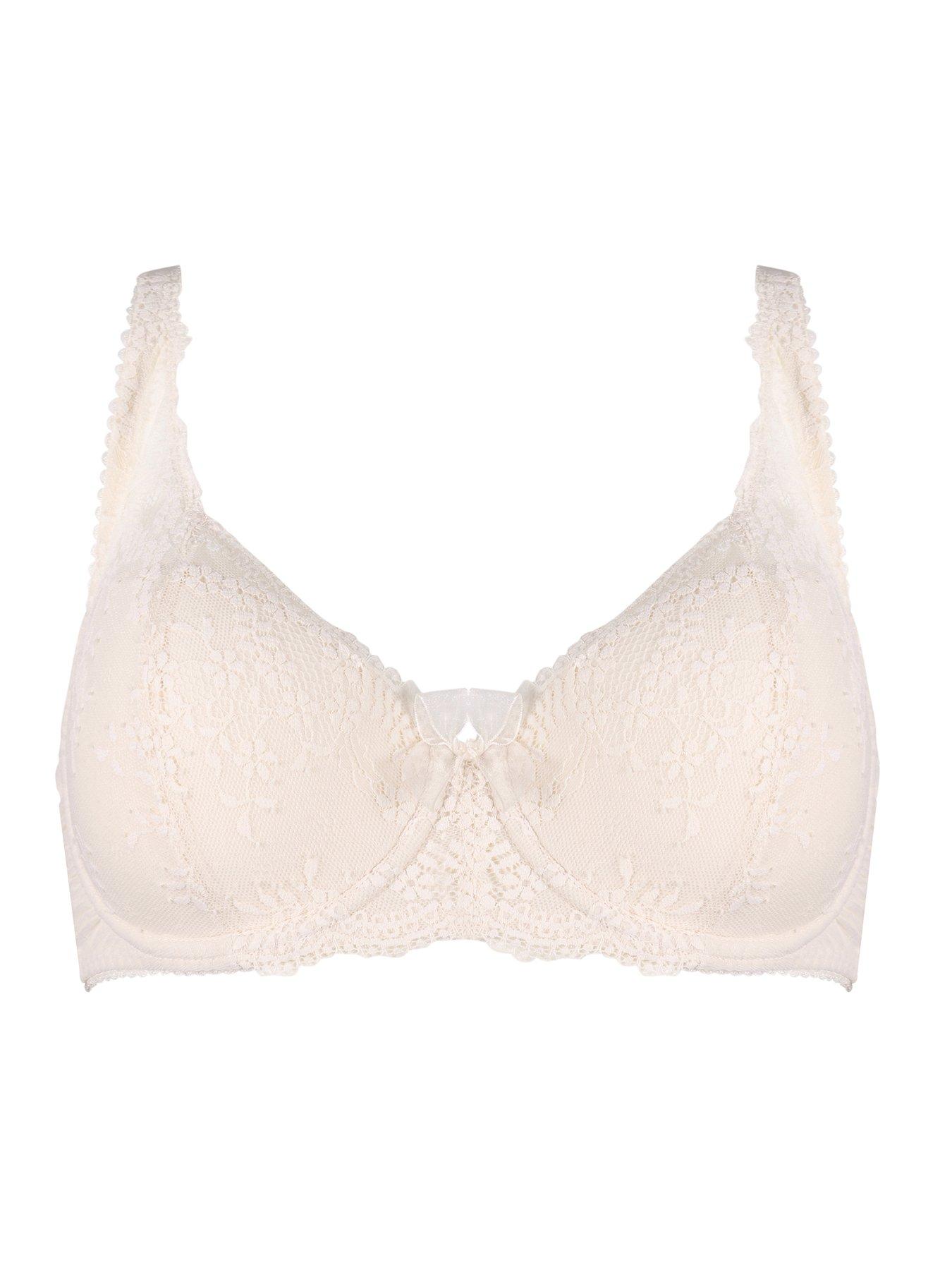 Pour Moi Flora Lightly Padded Underwired Bra - Pearl | very.co.uk