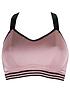  image of pour-moi-energy-underwired-lightly-padded-convertible-sports-bra-rose-goldnbsp