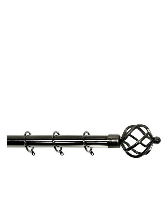 front image of very-home-palermo-cage-finial-25-28mm-extendable-curtain-pole-ndash-pewter