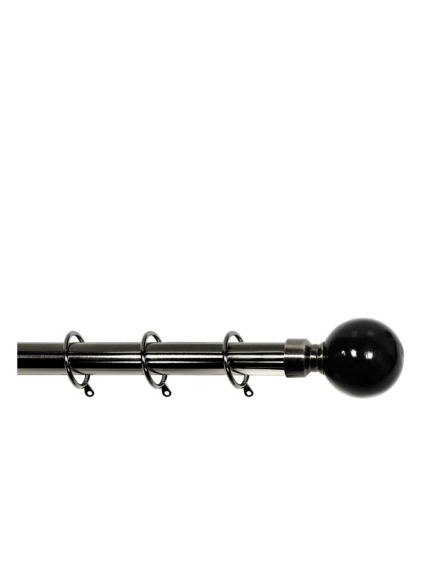 Image 1 of 1 of Very Home Painted Ball Finial 25-28mm Extendable Curtain Pole 90-160cm