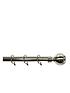  image of palermo-ball-finial-25-28mm-extendable-curtain-pole-ndash-stainless-steel