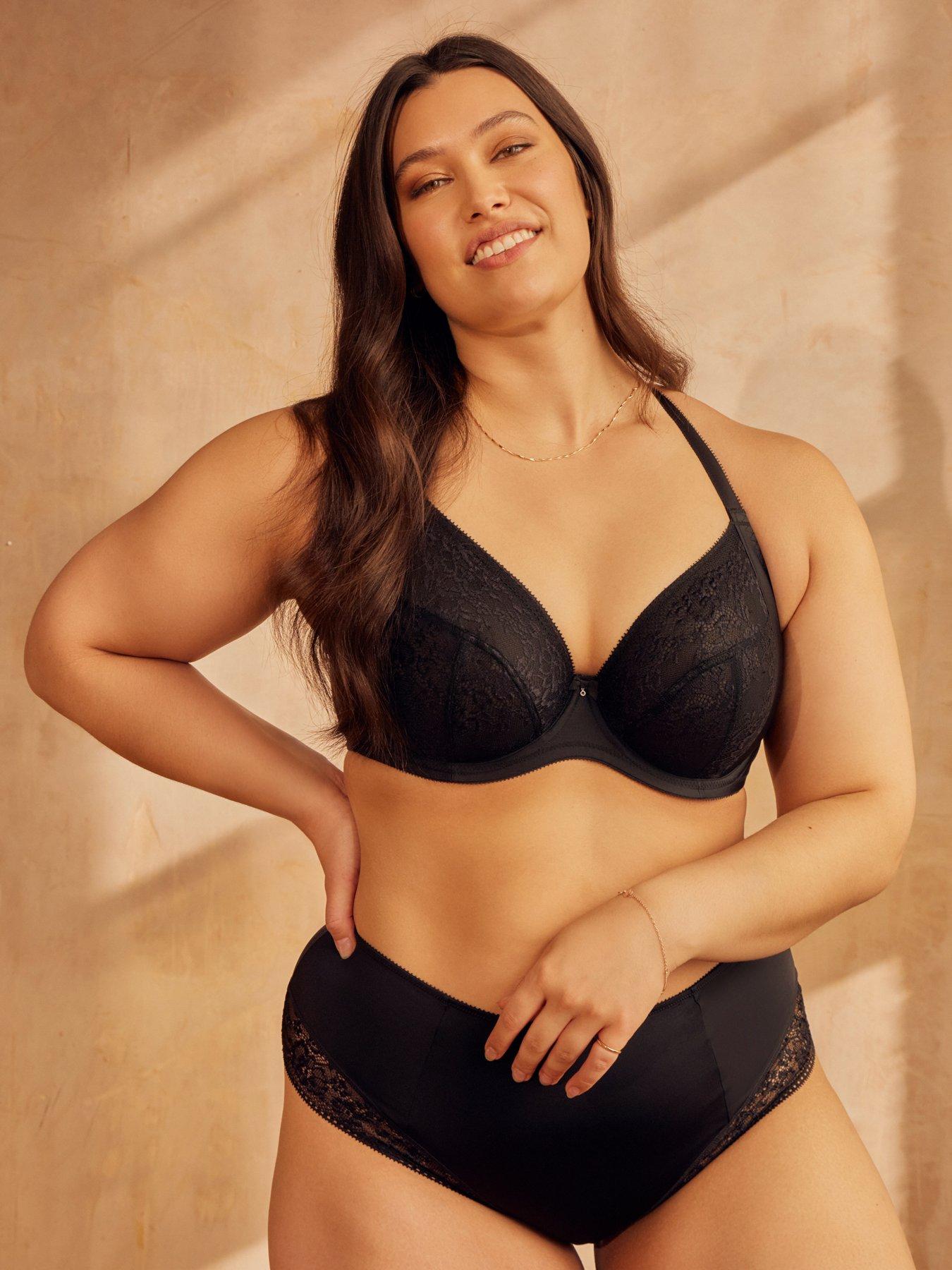 undefined Roxie Plunge Bra - Black