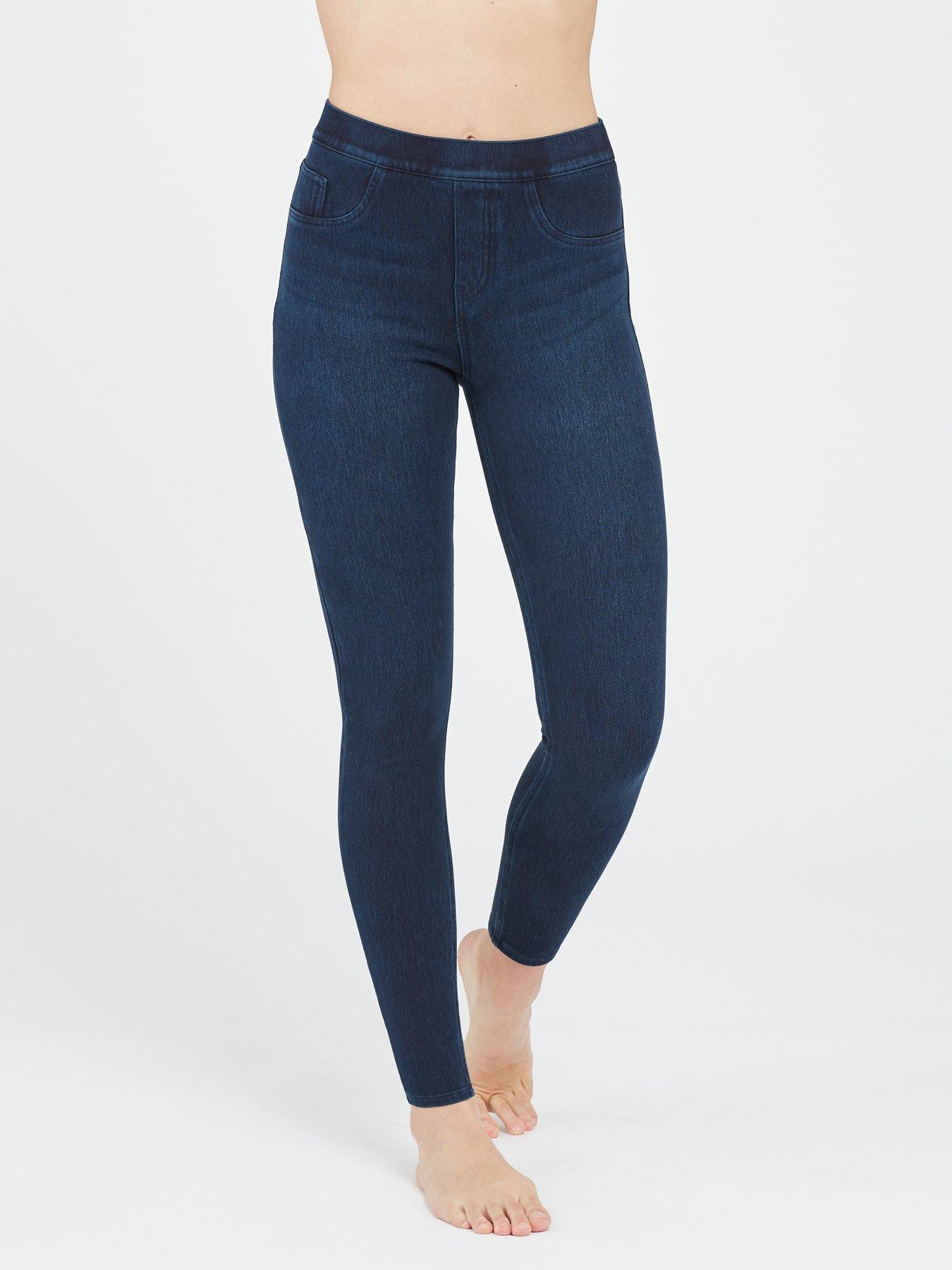 Spanx Medium Control Ankle Jean ish Legging Blue Very