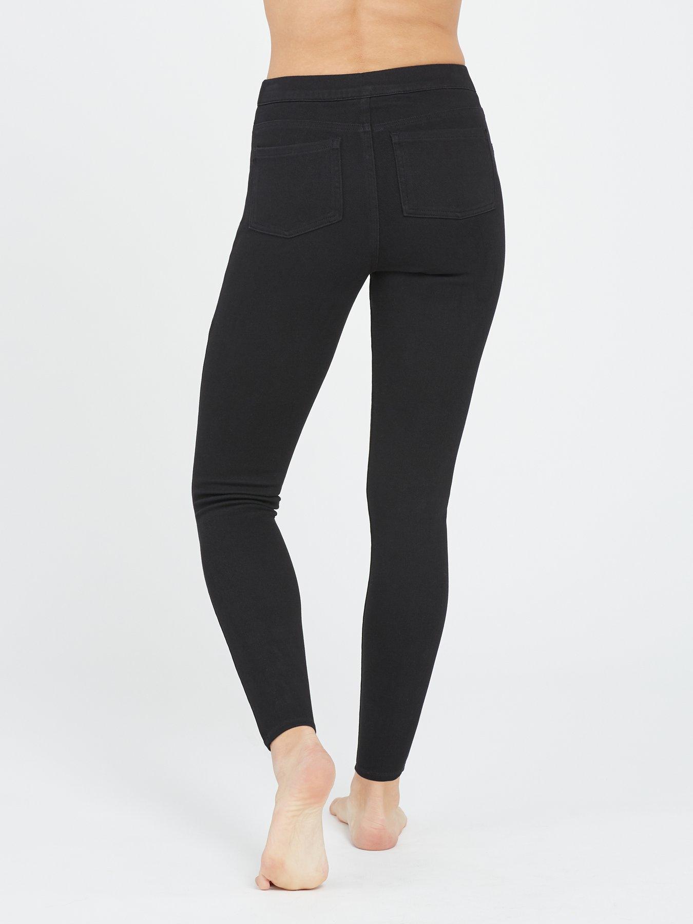 Spank Jeans-ish Ankle Leggings Dark Wash Petite Length