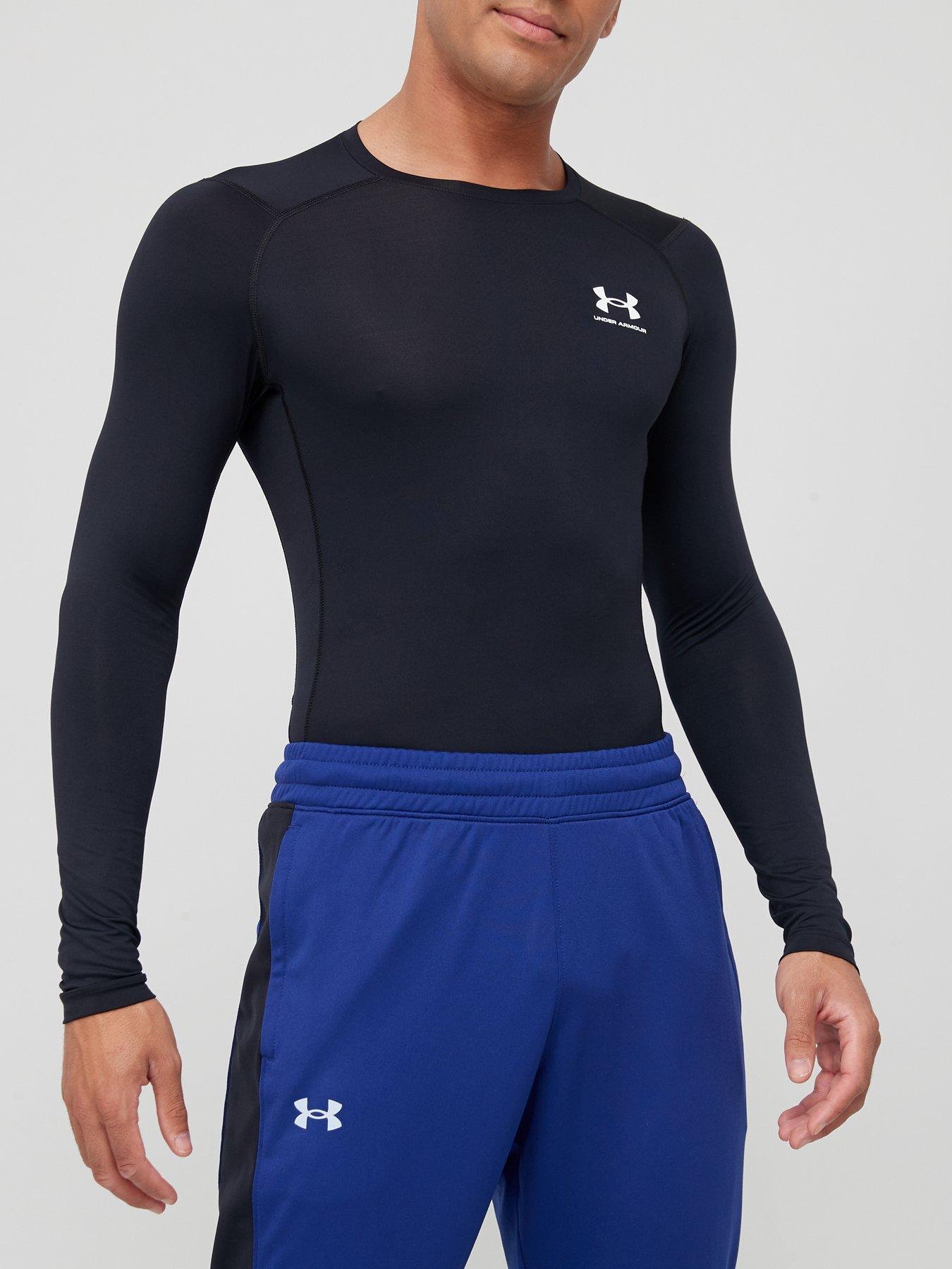 UNDER ARMOUR Heatgear Armour Comp Long Sleeve Black/White Very