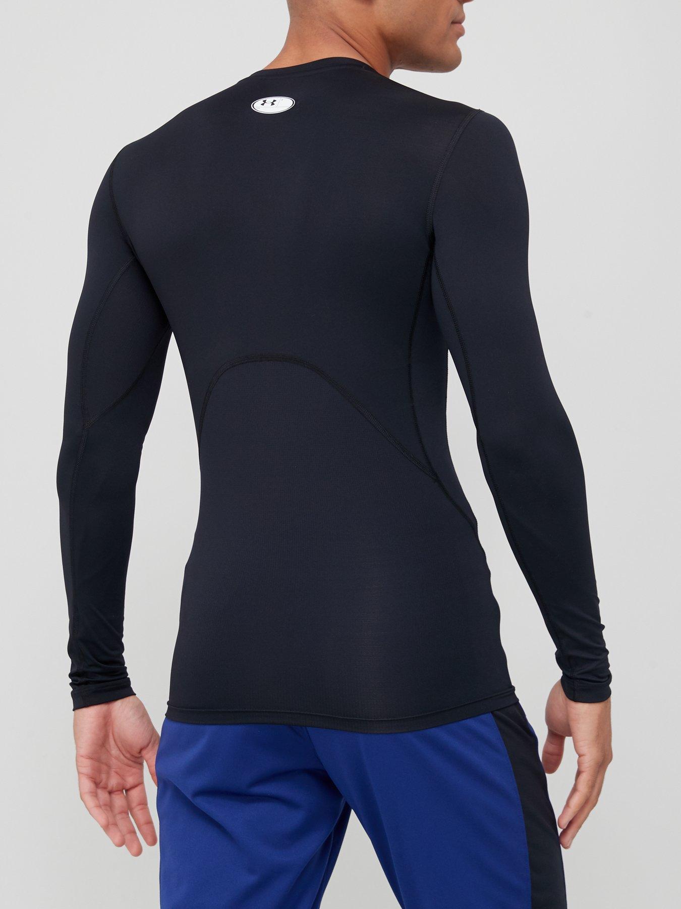 UNDER ARMOUR Heatgear Armour Comp Long Sleeve Black/White Very