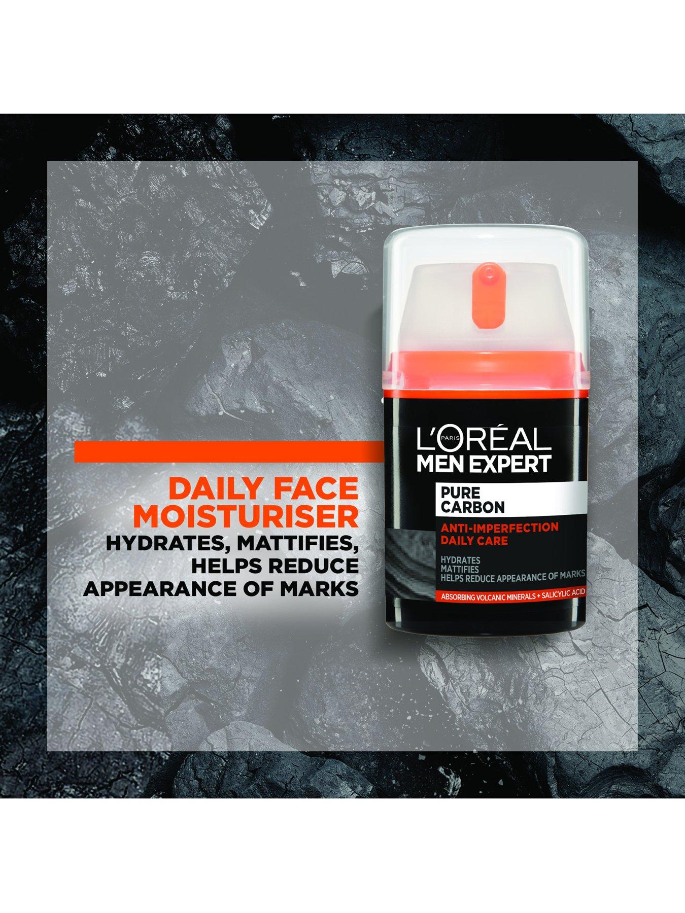Image 4 of 5 of L'Oreal Paris Men Expert Men Expert Pure Carbon Anti-Spot Exfoliating Daily Face Cream -&nbsp;50ml