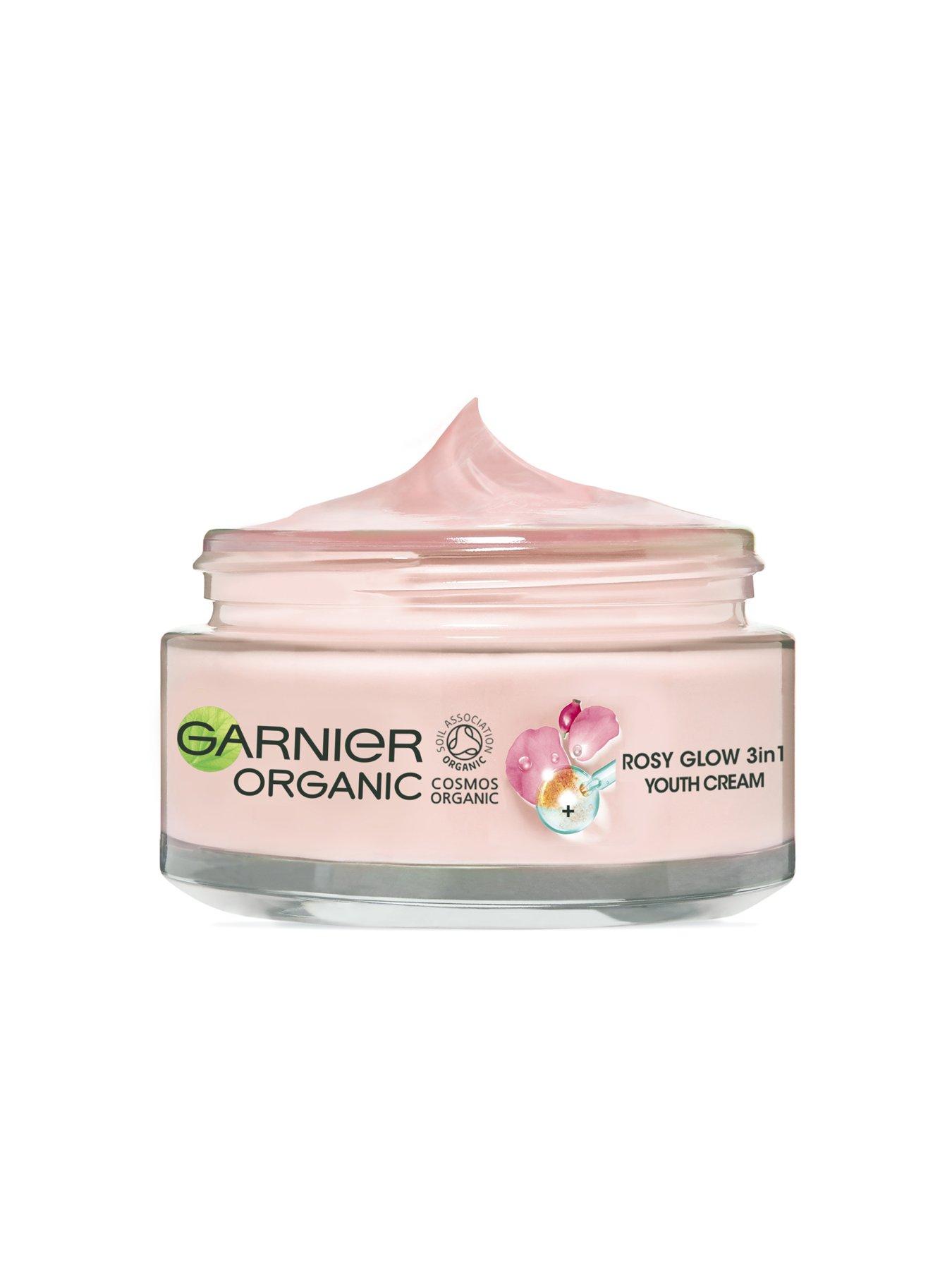 Image 3 of 5 of Garnier Rosy Glow 3in1 Youth Cream 50ml ,&nbsp;With Rosehip Seed Oil and&nbsp;Vitamin C , Vegan Formula , For All skin types