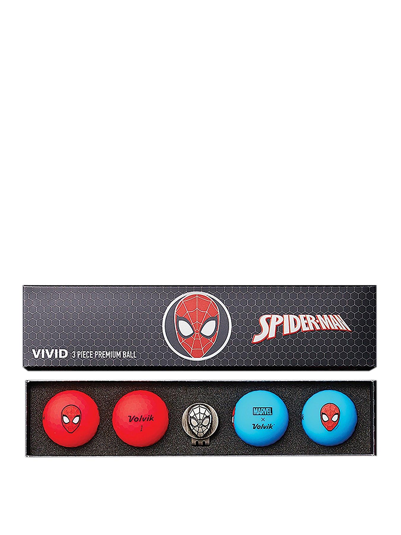 Volvik Marvel 4 Ball + Marker Pack Spider Man 