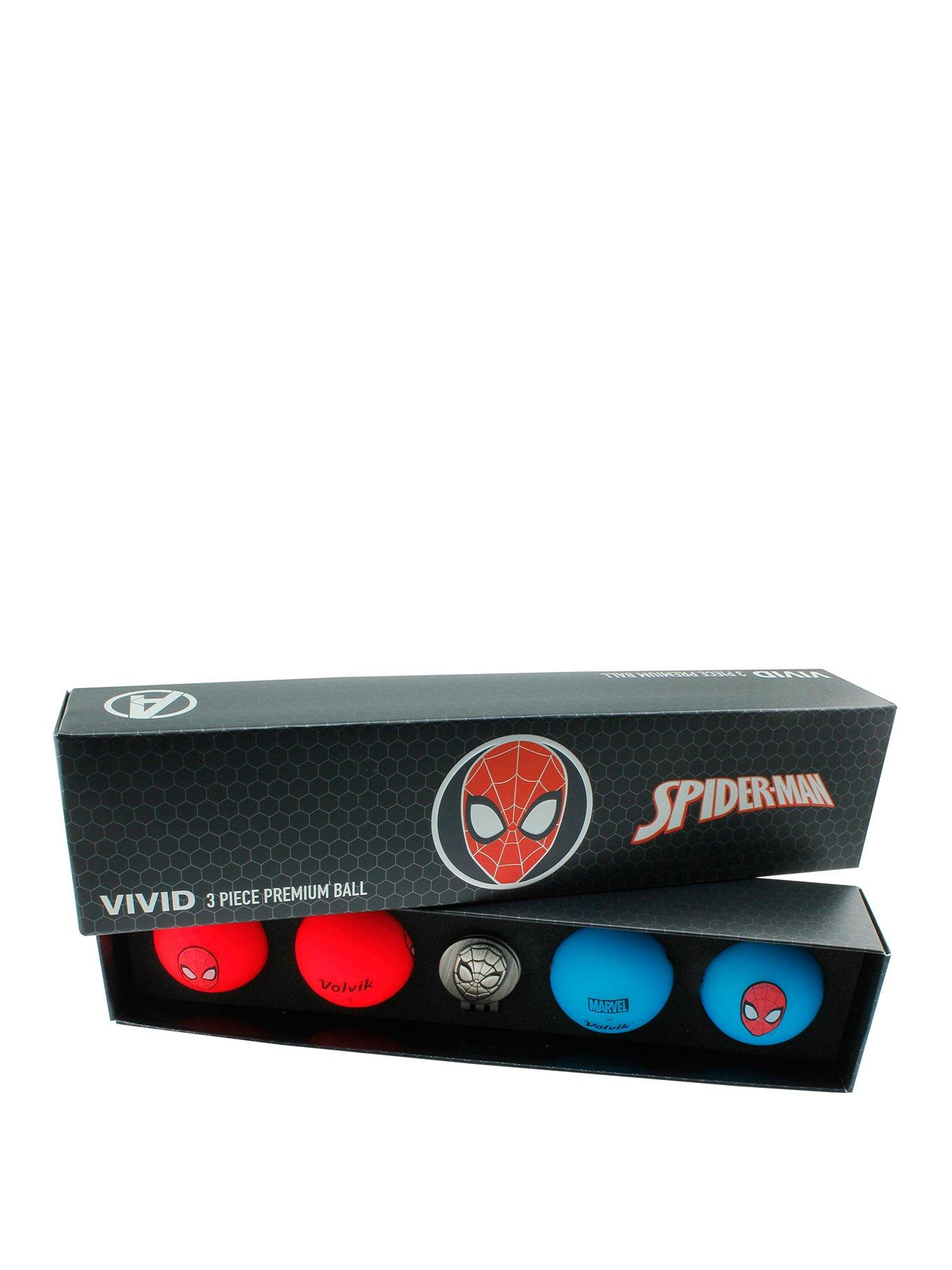 Volvik Marvel 4 Ball + Marker Pack Spider Man 