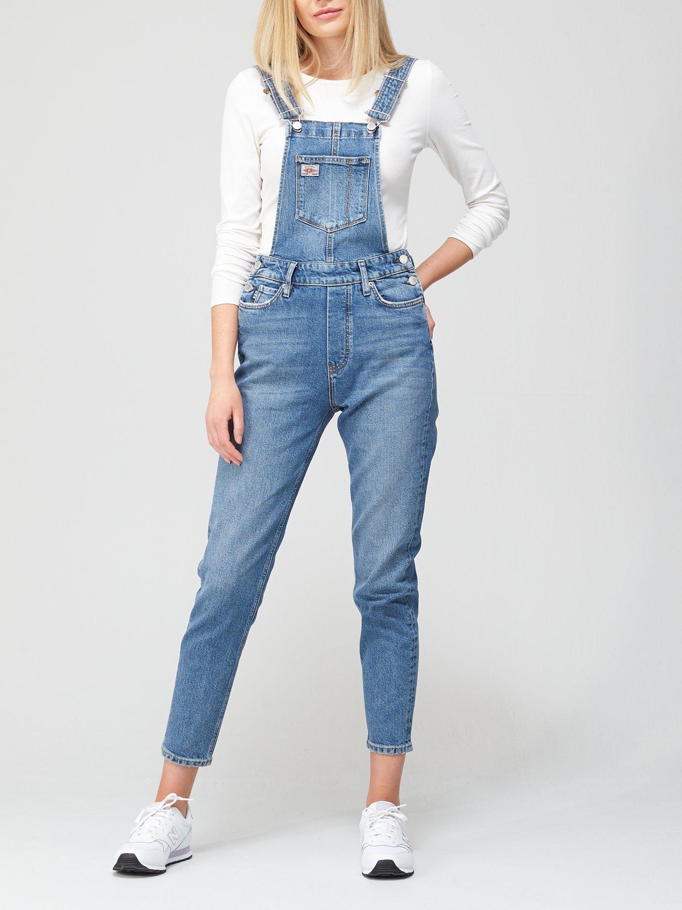 tapered dungarees