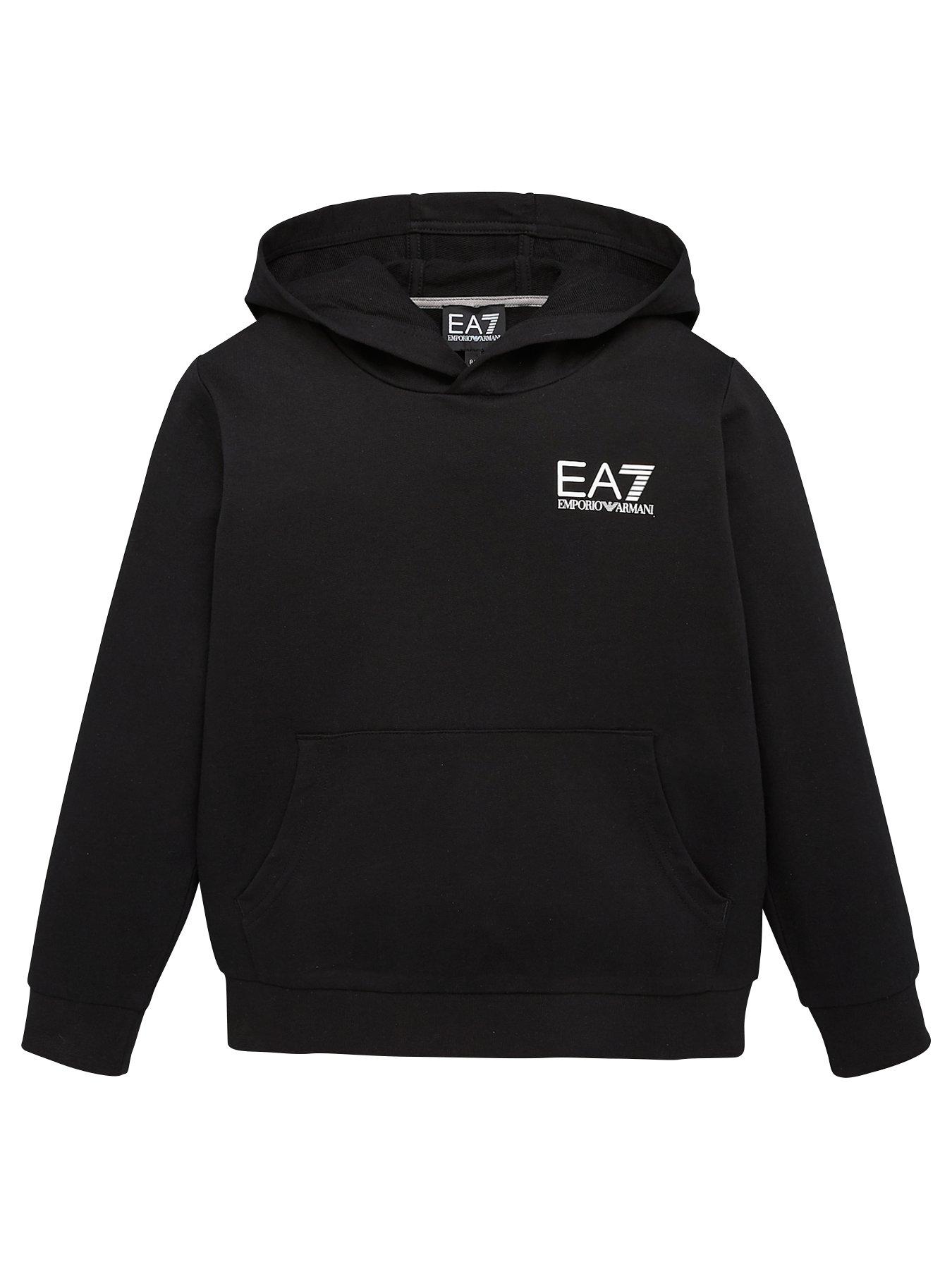 EA7 Emporio Armani Boys Core ID Hoodie Black very