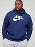 nike-plus-sizenbspnsw-club-hoodie-pullover-graphic-plus-navywhitefront