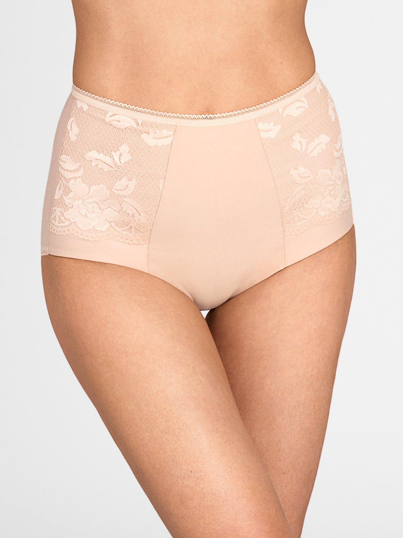 Miss Mary of Sweden Lovely Lace Panty Girdle - Beige | very.co.uk