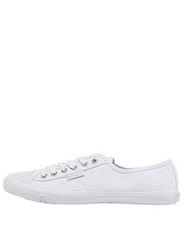 superdry low pro trainer - white