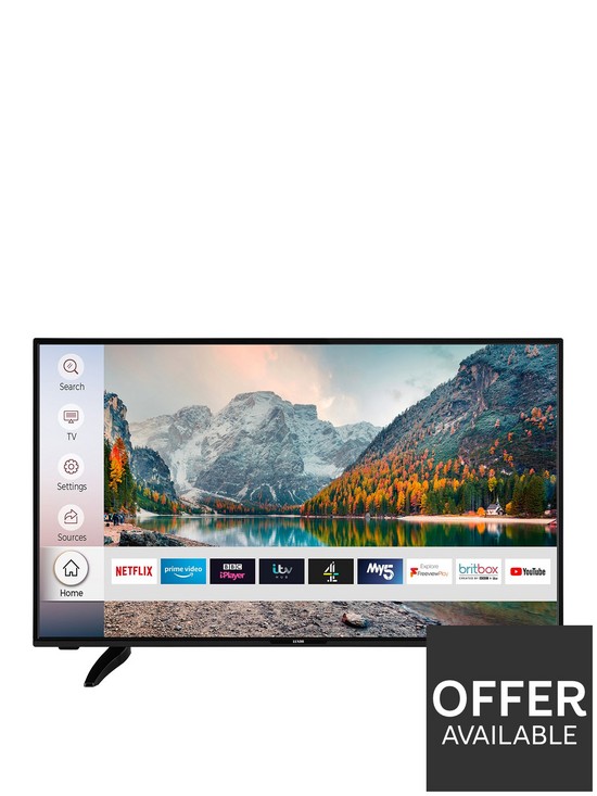 front image of luxor-32-inch-full-hd-freeview-playnbspsmart-tv-black