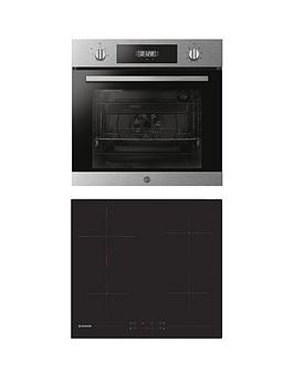 Hoover Phc3B25Cxhh64Dct Electric Oven And Electric Hob Pack