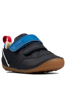 Clarks First Tiny Sky Shoe, Navy, Size 3 Younger