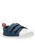  image of clarks-first-roamer-craft-canvas-shoe-navy