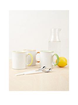 Product photograph of Waterside Set Of 6 Rainbow Mug Set from very.co.uk