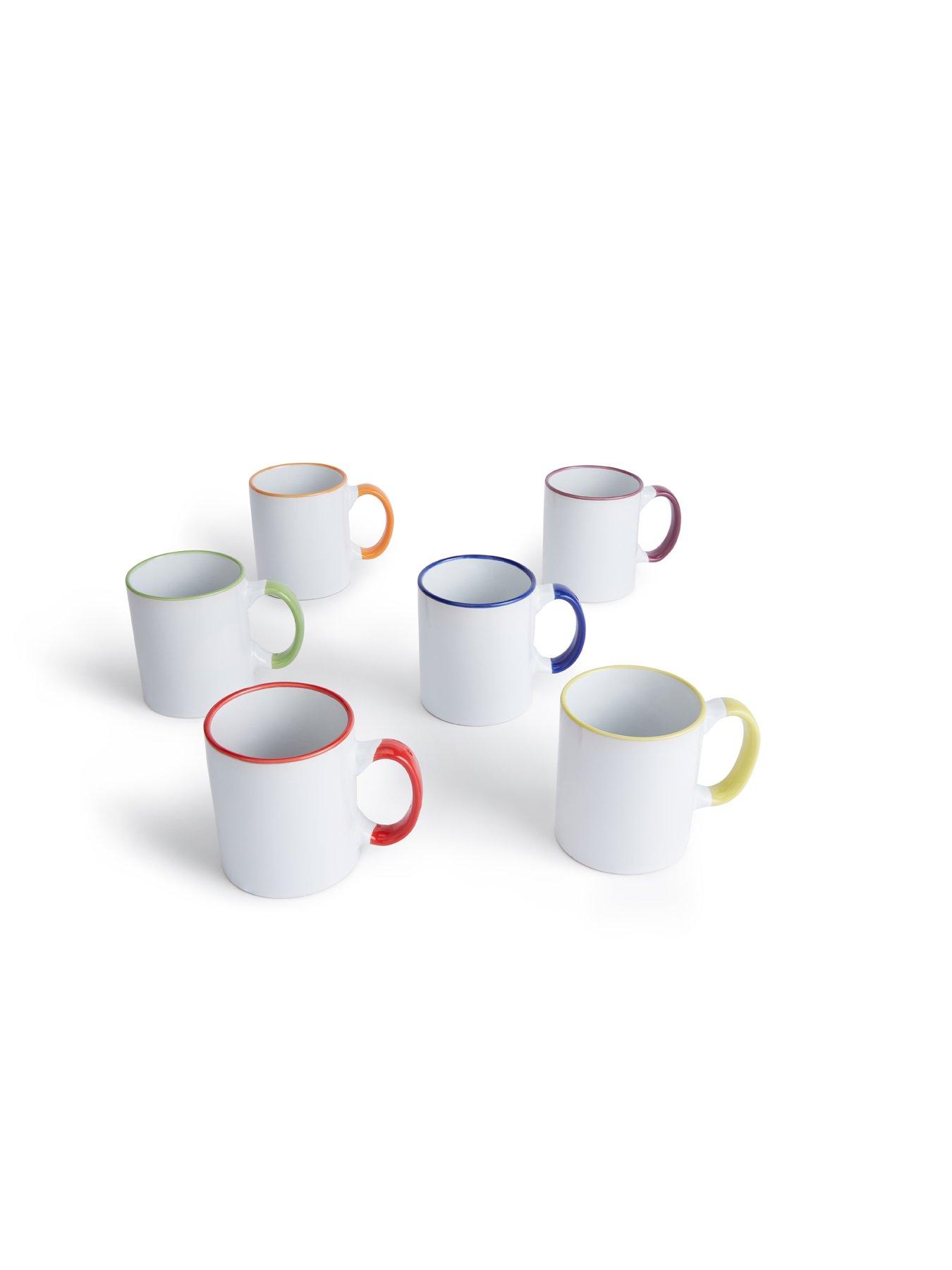 Image 3 of 3 of WATERSIDE Set Of 6 Rainbow Mug Set