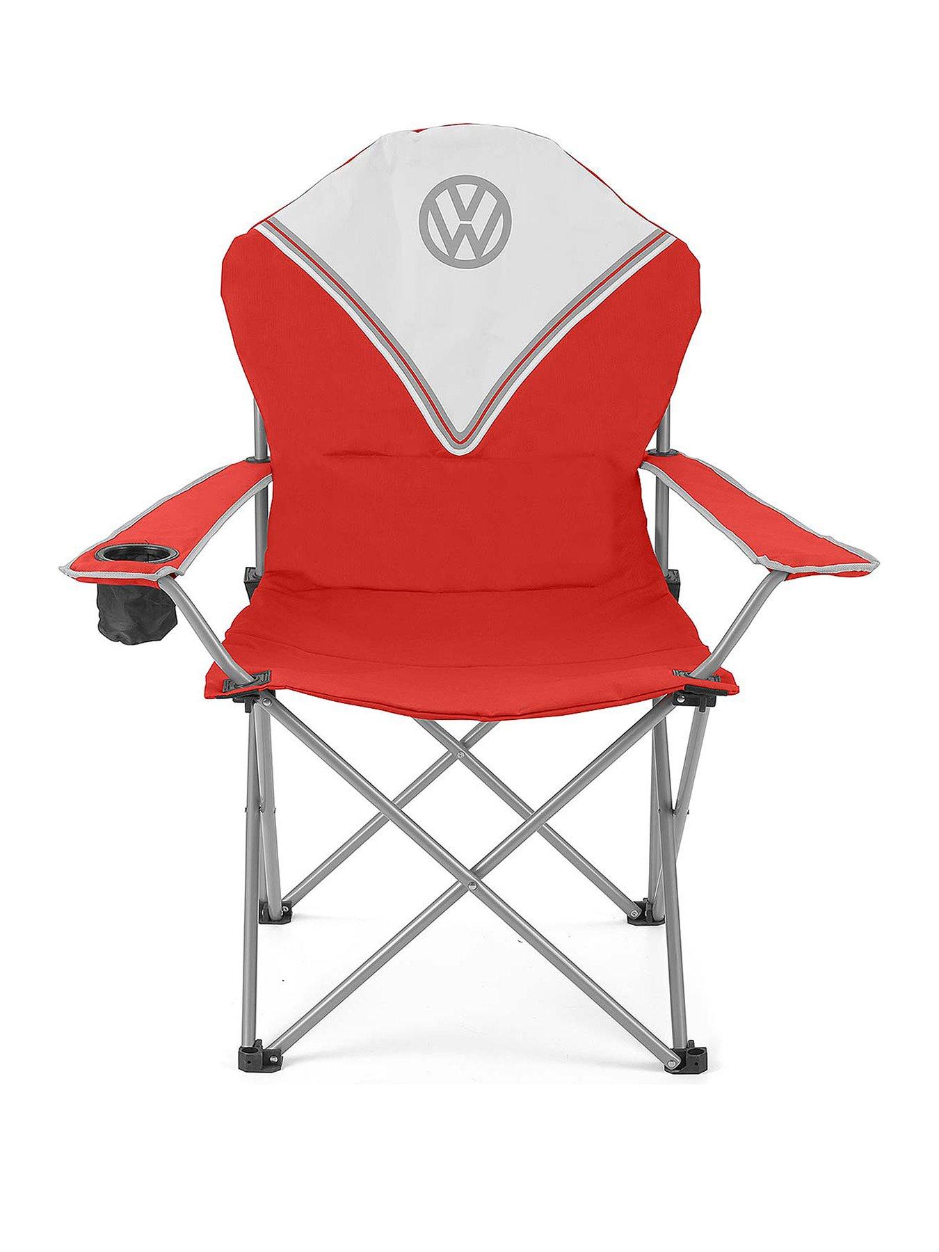 Product photograph of Volkswagen Vw Deluxe Padded Chair - Red from very.co.uk