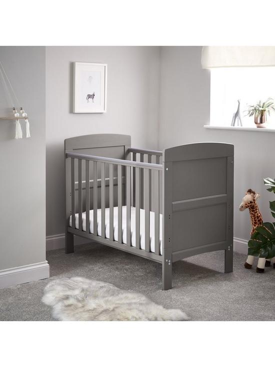 front image of obaby-grace-mini-cot-bed
