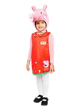 peppa pig child plush head costume