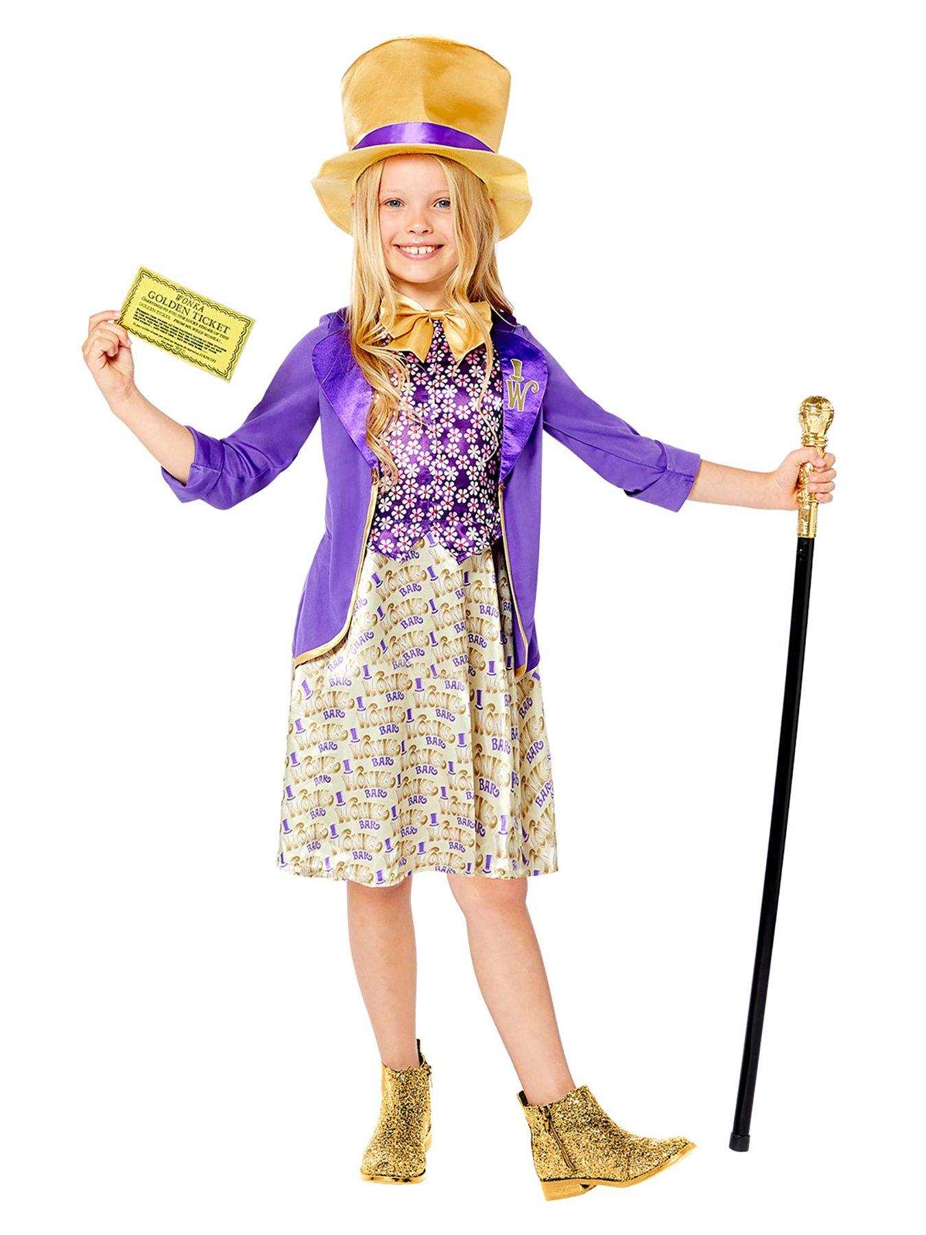 Adult Chocolate Factory Owner Outfit Willy Wonka Fancy Dress Costume  Accessory