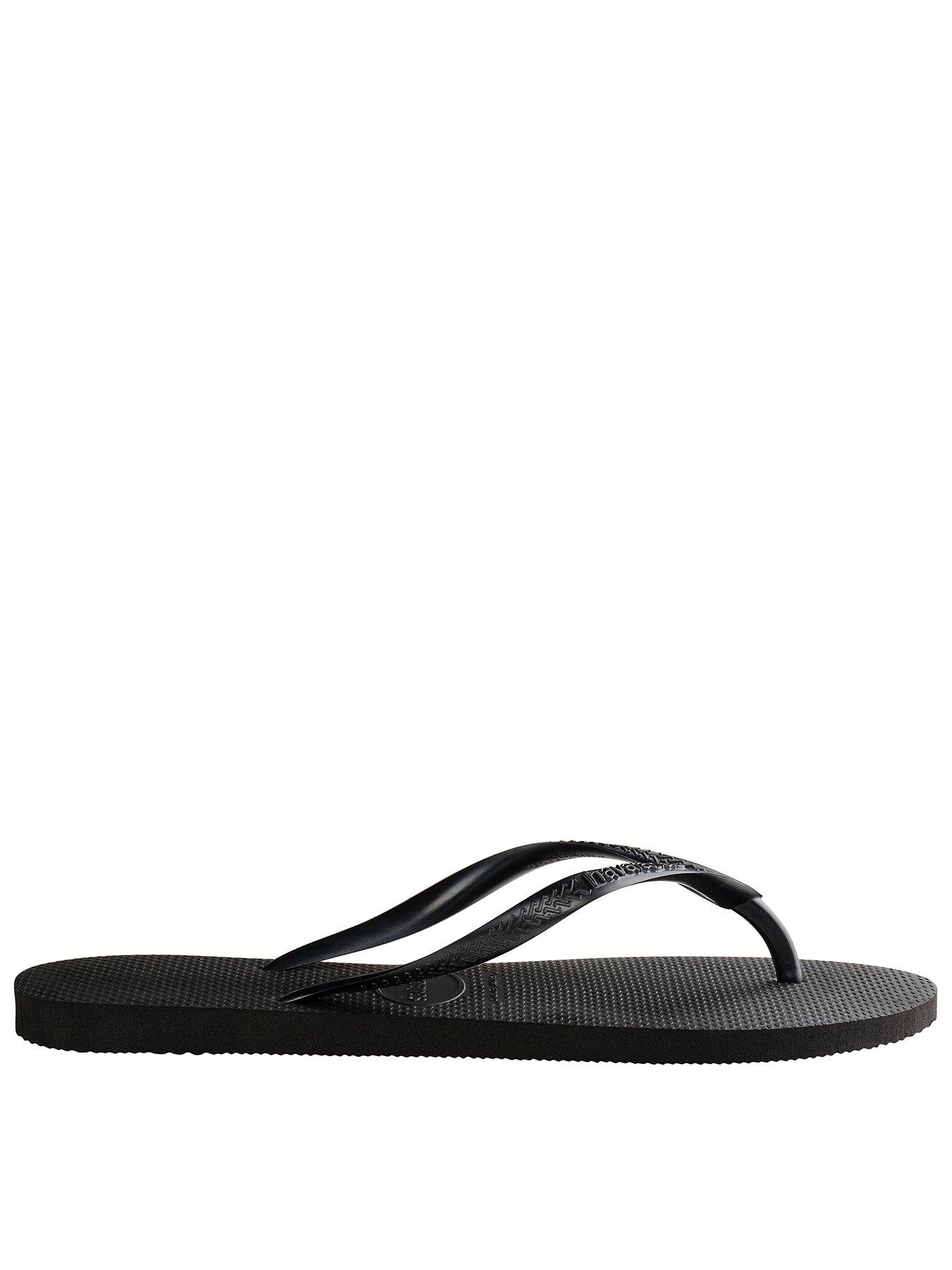 Black havaianas slim hot sale