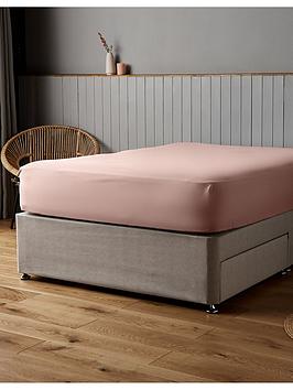 Product photograph of Silentnight Supersoft Fitted Sheet 28 Cm - Pink from very.co.uk