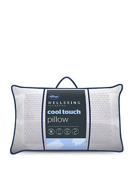 Product photograph of Silentnight Wellbeing Cool Touch Pillow - White from very.co.uk