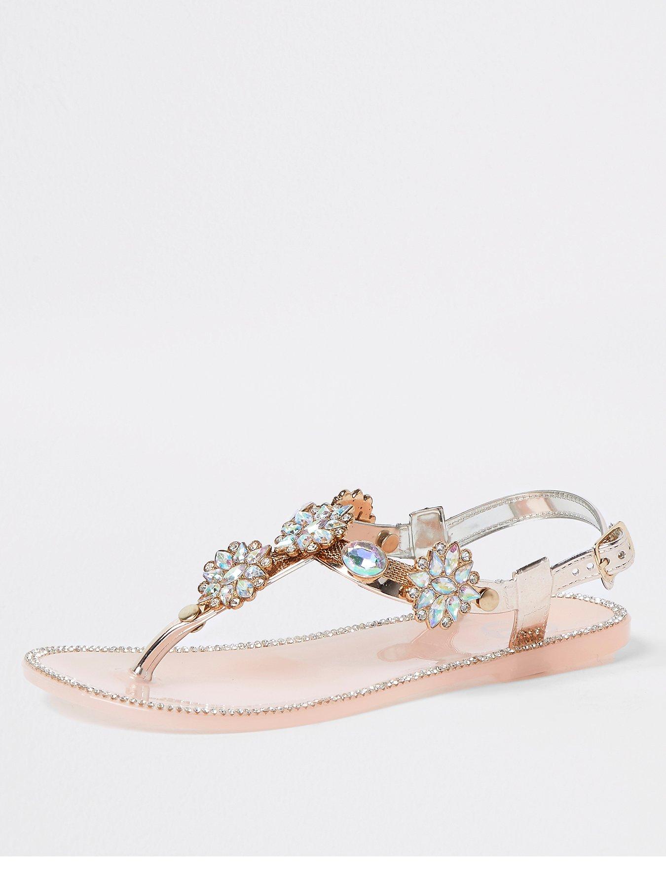 rose gold childrens sandals