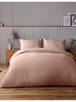 Product photograph of Silentnight Supersoft Duvet Cover Set - Pink from very.co.uk