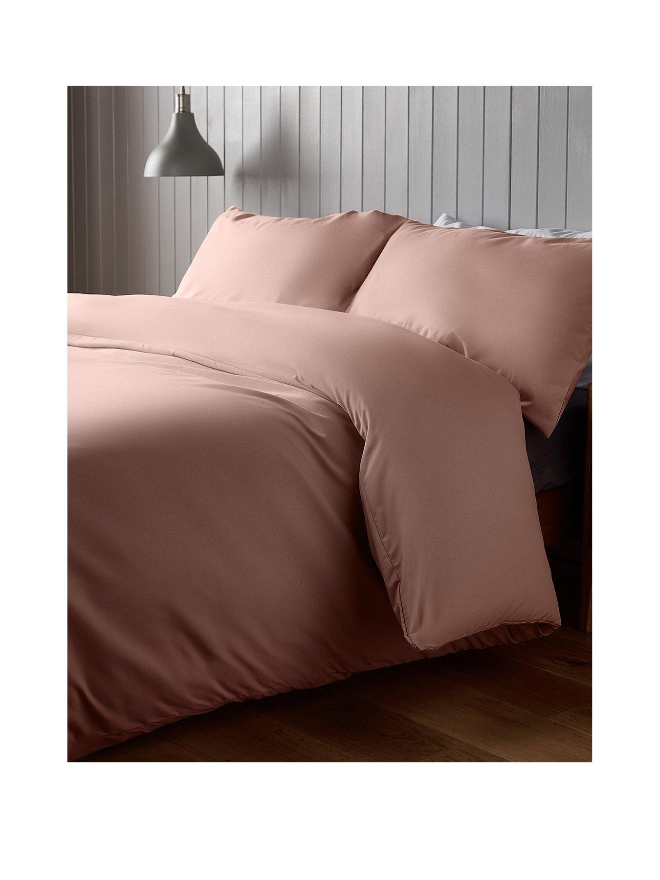 Silentnight Supersoft Duvet Cover Set Pink very.co.uk