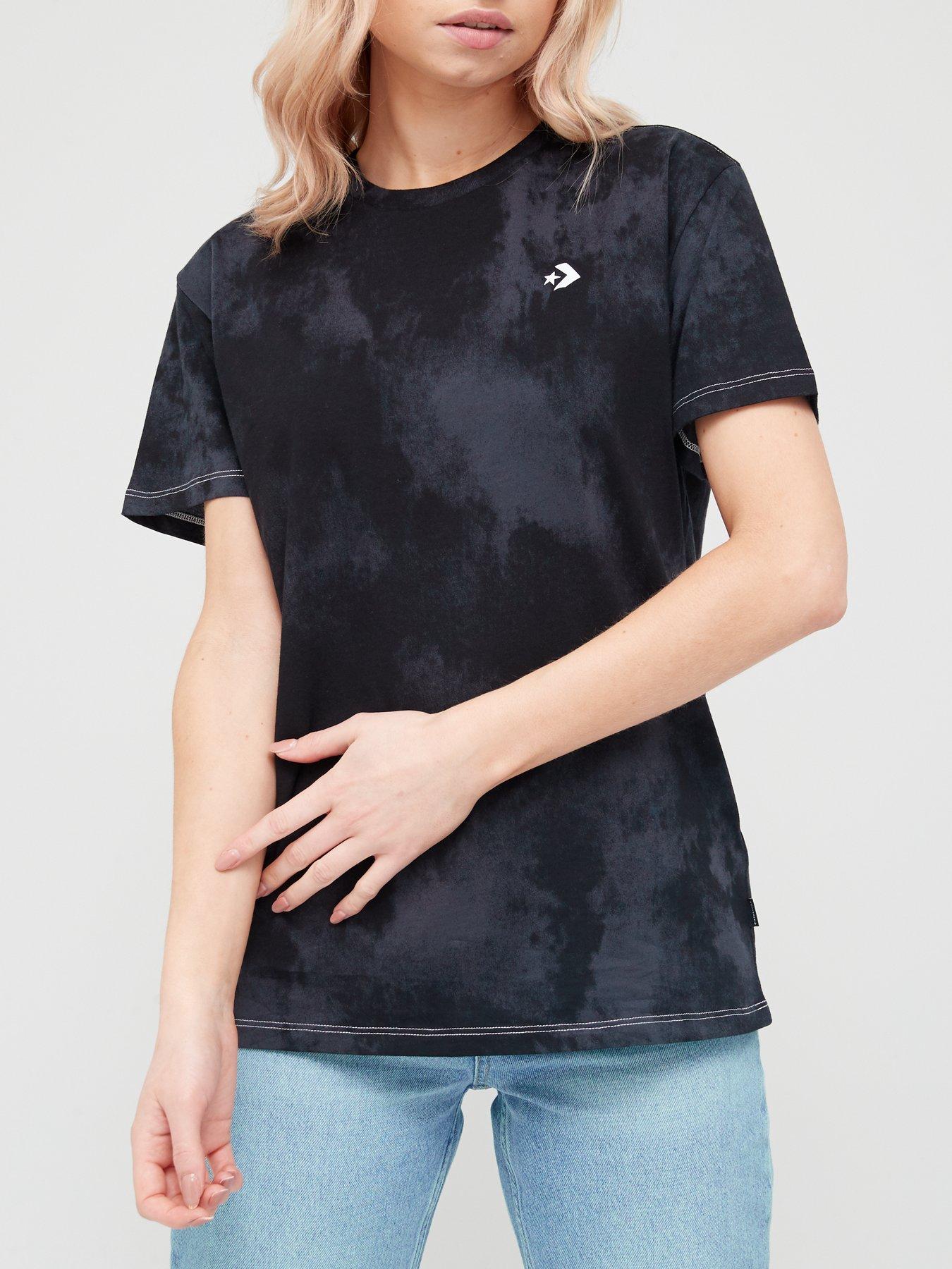 Tops & T-shirts Sun Washed Logo T-Shirt - Black