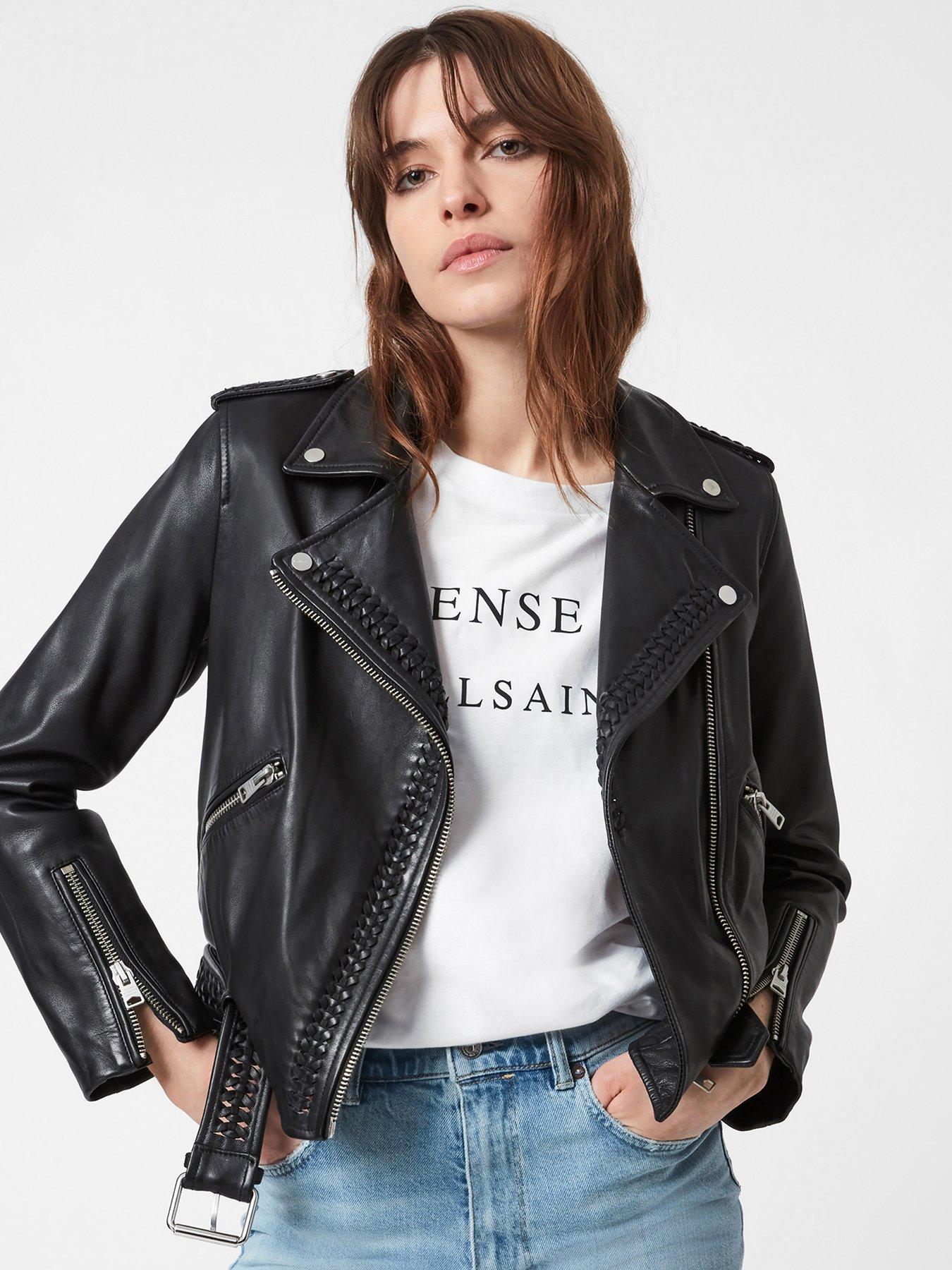 very faux leather jacket