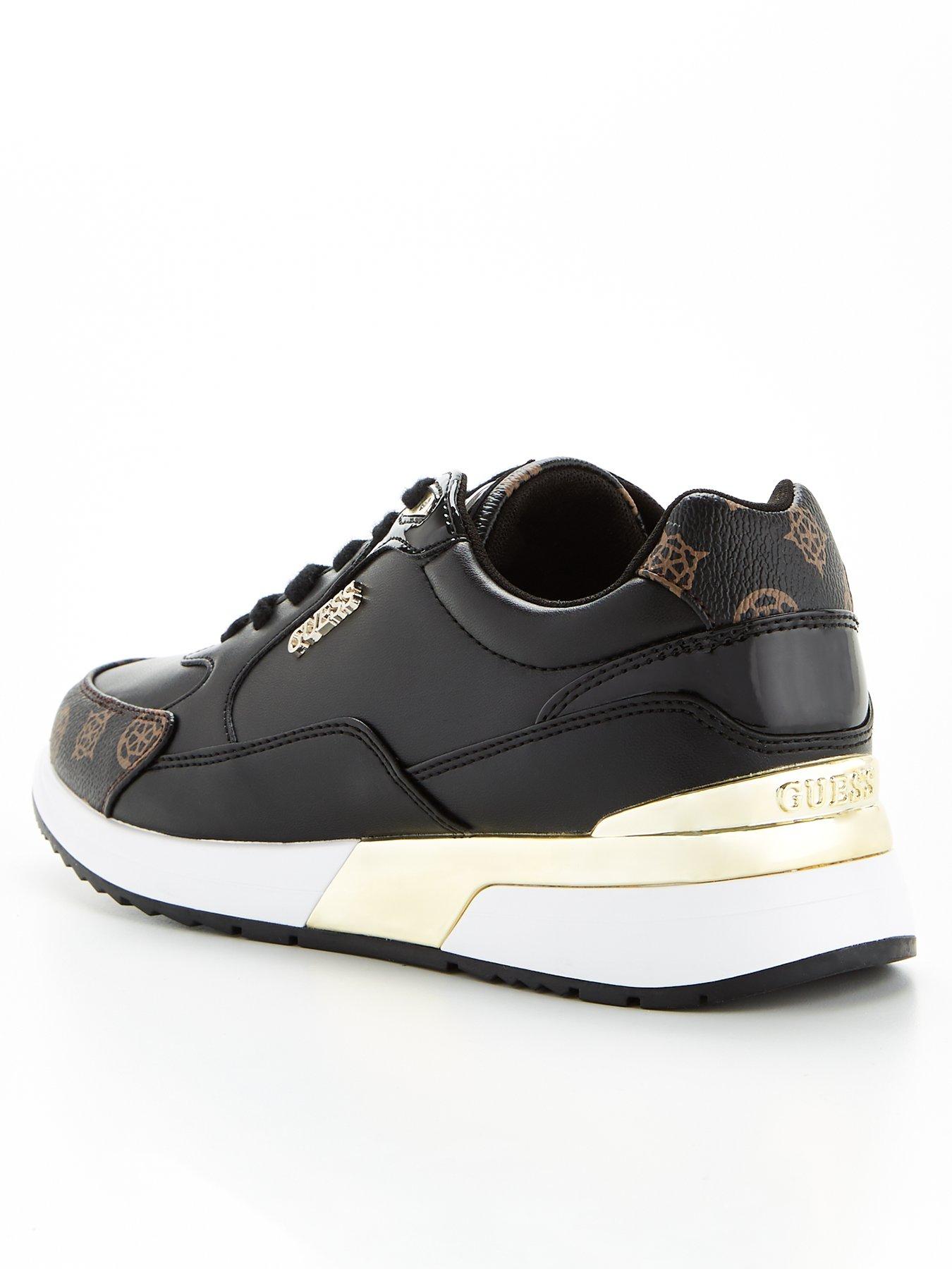 Guess gold hot sale trainers