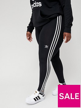 adidas-originals-3-stripes-leggings-plus-size-blackwhite