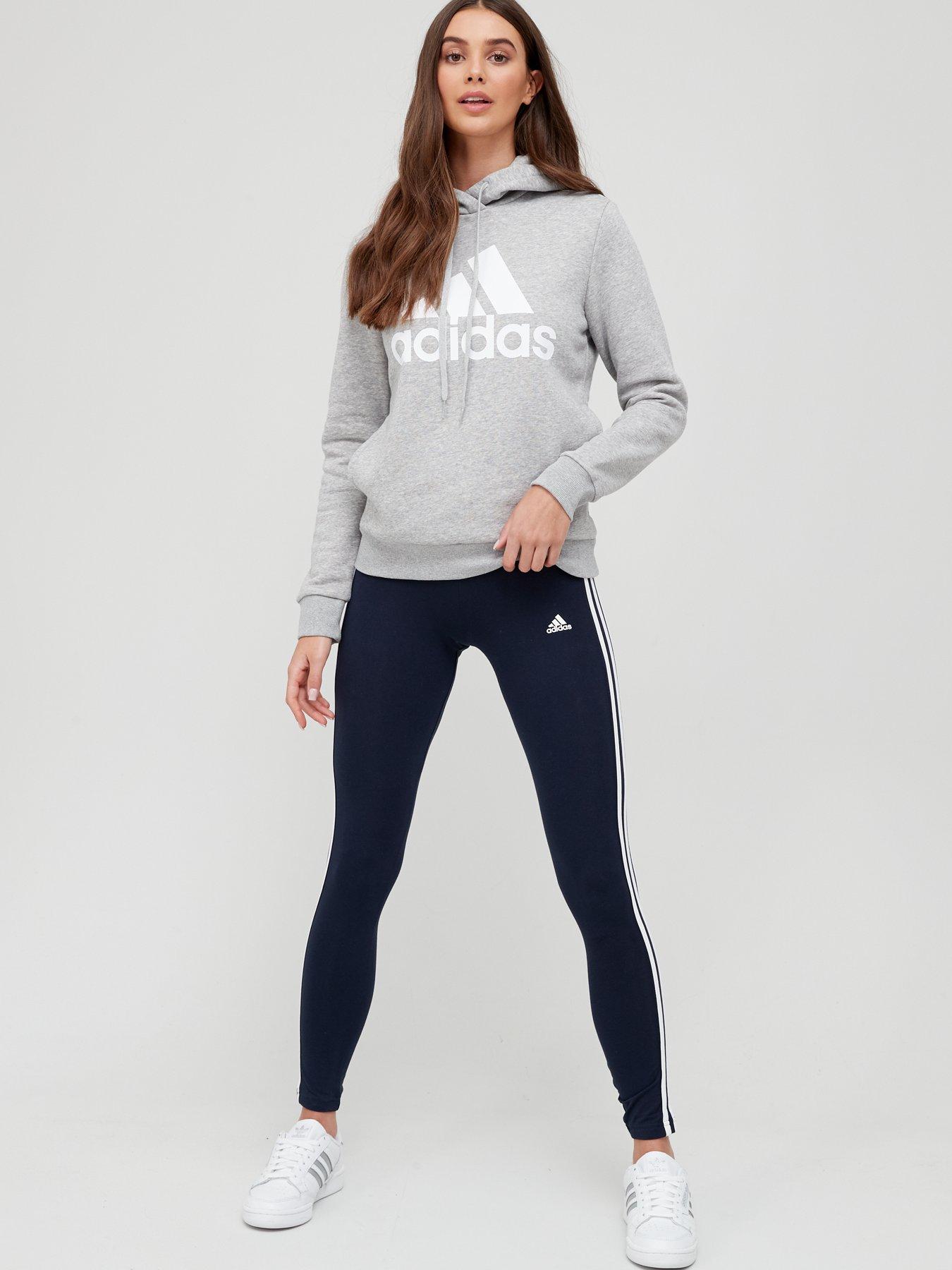 Adidas 3 stripe outlet leggings navy