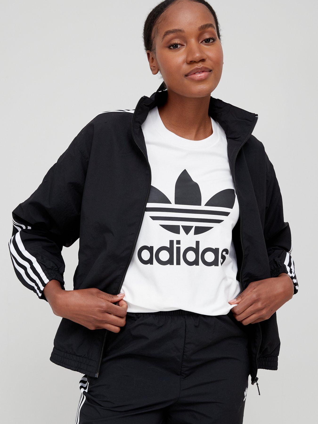 adidas Synthetic Superstar Track Jacket in Black Womens Jackets adidas Jackets 