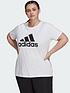 adidas-essentials-big-logo-tee-plus-size-whiteblackfront