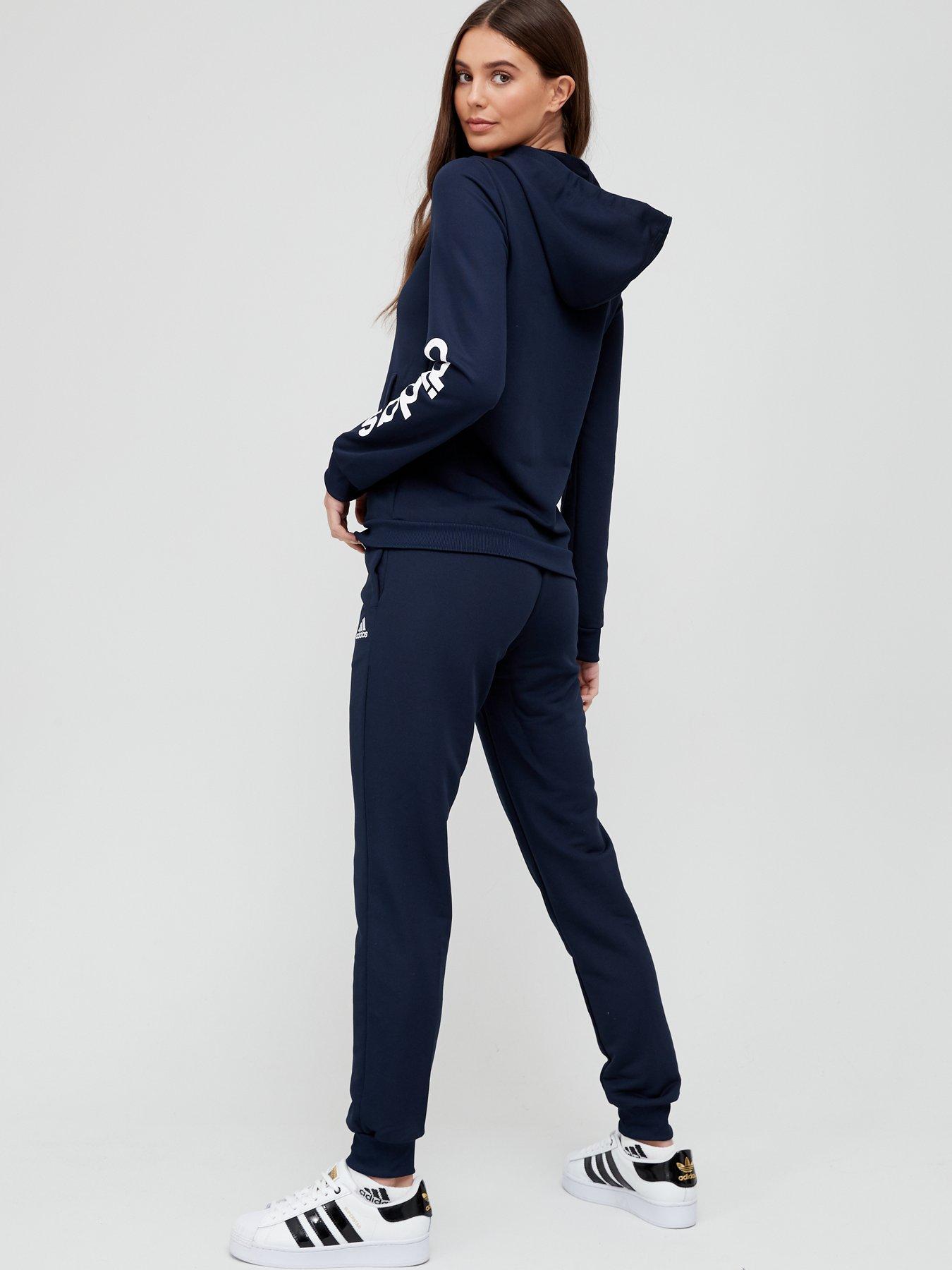  Essentials Linear Tracksuit - Navy/White