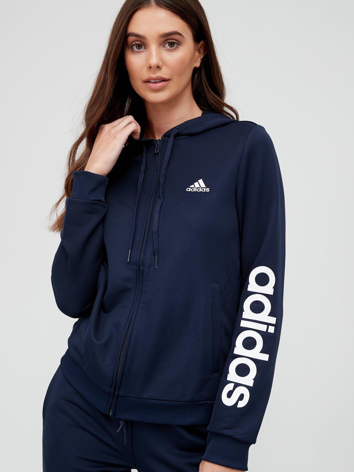  Essentials Linear Tracksuit - Navy/White