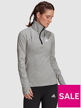 adidas-motion-half-zip-long-sleeve-top-medium-grey-heather